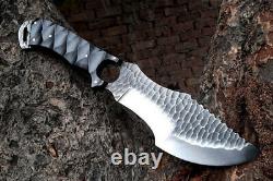 12 Custom And Handmade Stainless Steel Combat Survival Hunting Tracker Knife