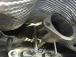 1320 3 13-18 FORD FOCUS ST DOWNPIPE with megaphone 2.0L ECOBOOST CATLESS TURBO