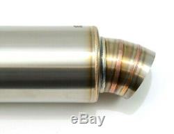 1320 PERF FAB2.5 inch Stainless steel Universal Turn down muffler Tig welded