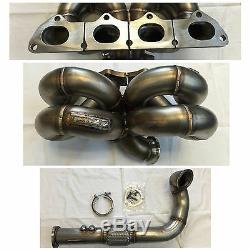 1320 PERFORMANCE B series AC compatible turbo manifold & Downpipe b16 b20 b18c