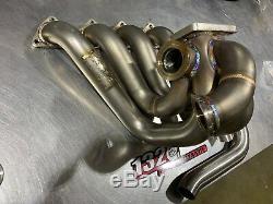 1320 PERFORMANCE B series T3 Top mount turbo manifold Dual WG DUMP BLEMISH SALE