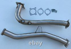 1320 Perf FOR 2015 2019 WRX auto downpipe catless 3x o2 bung automatic J pipe