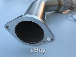 1320 Performance 15-19 Ford Mustang Ecoboost 3 Stainless steel Downpipe catless