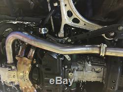 1320 Performance 2015+ WRX Manual downpipe catless dual o2 bung J pipe