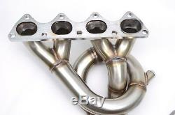 1320 Performance D series UEL header with testpipe D15 D16 D16z6 D16y8 SOHC EG