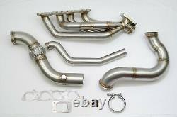 1320 Performance S2000 turbo manifold T3 44mm Wastegate s2k ap1 ap2 downpipe kit