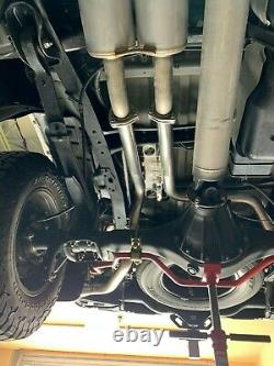 1320 Performance Tundra Dual Exhaust Kit 2x Muffler bolt on system TRD style V2