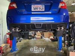 1320 performance 2015-2019 WRX & STI muffler delete Stainless steel Polish Tips