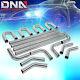 16Pcs 2.25 OD Stainless Steel Bend Straight DIY Custom Exhaust Tubing Pipe Kits