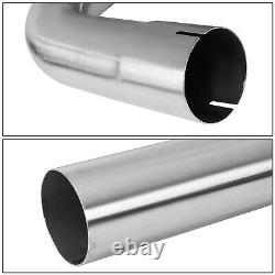 16pcs Stainless Steel Custom Mandrel Exhaust Tubing Pipe Kit Straight & Bend