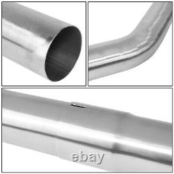 16pcs Stainless Steel Custom Mandrel Exhaust Tubing Pipe Kit Straight & Bend