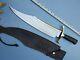 19 Custom HandMade Stainless Steel Alamo Musso Bowie Knife With Leather Sheath