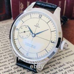 1900's OMEGA Antique Men's Custom Converted Watch White Manual winding 48mm