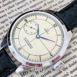 1900's OMEGA Antique Men's Custom Converted Watch White Manual winding 48mm
