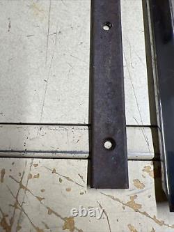 1939 Chevy WINDSHIELD CENTER DIVIDER BARS Original GM With Backing Plate