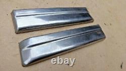 1940 Chevy COWL STAINLESS TRIM MOLDINGS Original pair Special Master Deluxe +