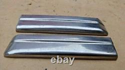 1940 Chevy COWL STAINLESS TRIM MOLDINGS Original pair Special Master Deluxe +