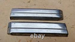 1940 Chevy COWL STAINLESS TRIM MOLDINGS Original pair Special Master Deluxe +