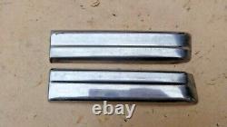 1940 Chevy COWL STAINLESS TRIM MOLDINGS Original pair Special Master Deluxe +