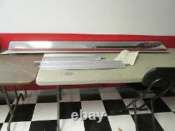 1958 Chevy 4 Door All Stainless Steel Rocker Panel Step Plate Repair Kit Nos Gm