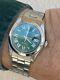 1966 Rolex Oysterdate 6694 Green Custom Dial And Hands Oysterdate