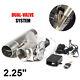 2.25 57mm Electric Exhaust Dual Valve Cut out Downpipe Y Pipe + Wireless Remote