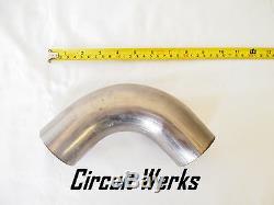 2.5 (63mm) Stainless Steel Universal 90° Mandrel Bent Pipe Custom Piping Pipes