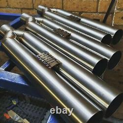 2.5 Blast Pipes By Broxfab twin tip custom stainless steel exhaust