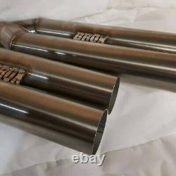 2.5 Blast Pipes By Broxfab twin tip custom stainless steel exhaust