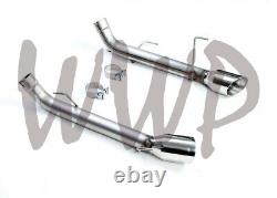 2.5 Dual Axle Back Exhaust Muffler Delete Pipe 05-10 Ford Mustang GT & GT500 V8