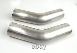 2 Pcs 2 Inch OD 38 Degree Actual 304 Stainless Steel Mandrel Bend MADE IN USA