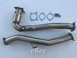 2015- 2019 WRX Manual downpipe high flow cat HFC o2 bung down pipe 1320 J pipe