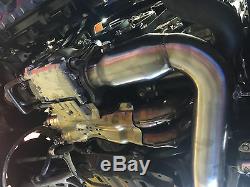 2015- 2019 WRX Manual downpipe high flow cat HFC o2 bung down pipe 1320 J pipe