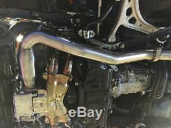 2015- 2019 WRX Manual downpipe high flow cat HFC o2 bung down pipe 1320 J pipe