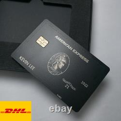 2021 American Express Customize Your Own Black Metal Card Centurion Personalised