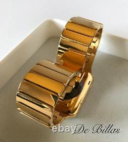 24K Gold Plated 44MM Apple Watch SERIES 5 DIAMOND POLISHED Link Band CUSTOM