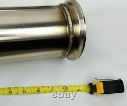 3.5 89mm 304 Stainless Steel Universal Mandrel Pipe Custom Piping with Resonator