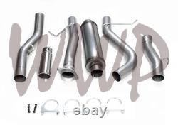 3.5 Stainless Steel CatBack Exhaust System 07-10 Chevy/GMC 2500/3500 6.0L Gas