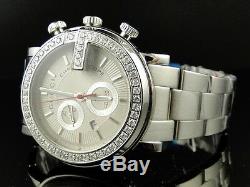 3 Ct New Custom G Watch Mens 1 Row Diamond Gucci Steel Pvd Ya