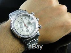 3 Ct New Custom G Watch Mens 1 Row Diamond Gucci Steel Pvd Ya