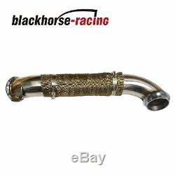 3 Down Pipe For 04.5-10 Chevy Gmc Duramax Diesel 6.6l Lly Lbz LMM Sliver New