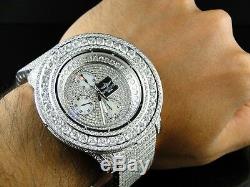 38 Ct Mens Brand New Breitling Super Avenger Vs Diamond Watch Custom Fully Iced