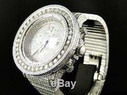 38 Ct Mens Brand New Breitling Super Avenger Vs Diamond Watch Custom Fully Iced