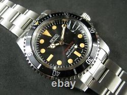 39.5mm SEIKO Red Diver Automatic Date NH35 Acrylic Water Proof Free Shipping