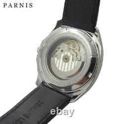 39mm Parnis Miyota Automatic Movement Men's Watch Sapphire Stainless Steel Case