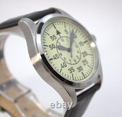 39mm Pilot's Watch Custom Automatic (NH35A) Sapphire Crystal, Full Luminous Dial