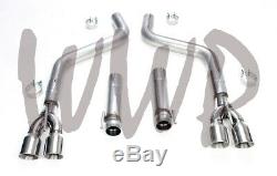 3Axle Back Exhaust Muffler Delete Kit For 15-19 Dodge Challenger 5.7L/6.2L/6.4L