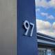 3D Illuminated Steel House Number Custom Made Laser Cut Stainless Steel