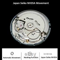 40mm BLIGER Black Dial Miyota 8215 PT5000 NH35A Automatic mens Watch sapphire