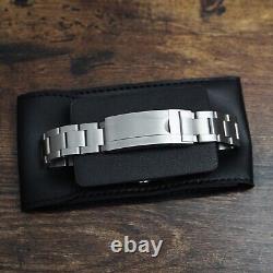 40mm No Date Black Custom Sub Style Mod Watch with Seiko NH35 Automatic Movement